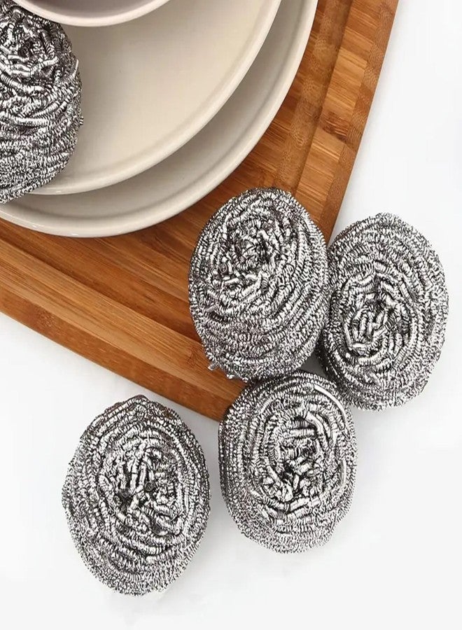 VIP Home Essentials Stainless Steel Sponges (Set of 3 Scrubbies) Will not scratch - Stainless Steel Sponges easily scrub away greasy, grimy build-up and baked-on stains, tackling your toughest jobs wi - Image 5